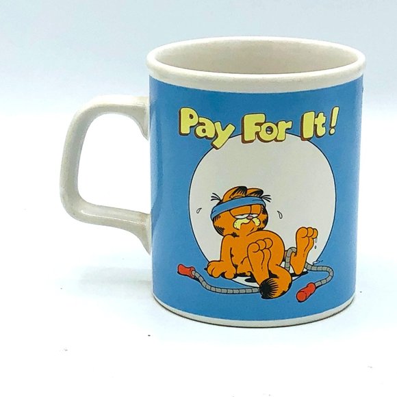 Garfield 1978 Ceramic Mug made In Korea - Picture 2 of 4